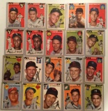 Twenty 1954 Topps cards - #73-#127 – Various Players