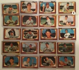 Twenty 1955 Bowman cards - #108-#133 – Various Players