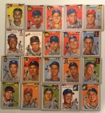 Twenty 1954 Topps cards #212-#237 – Various Players
