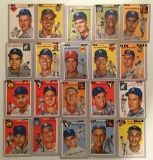 Twenty 1954 Topps cards - #195-#224 – Various Players