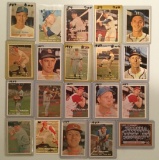 Twenty 1957 Topps cards – Various Players