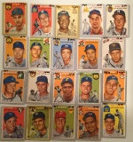 Twenty 1954 Topps cards - #188-#247 – Various Players
