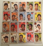 Twenty 1954 Topps cards - #59-#93 – Various Players
