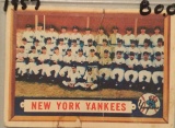 1957 Topps #97 New York Yankees