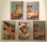 Five 1953 Bowman cards - #43-#48 – Various Players