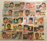Twenty 1956 Topps cards – Various Players