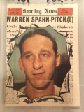 1961 Topps #589 Warren Spahn