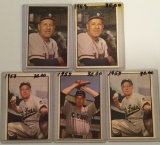 Five 1953 Bowman cards - #69-#71 – Various Players
