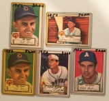 Five 1952 Topps cards - #28-#86 – Various Players