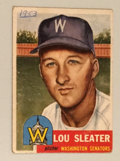 1953 Topps #224 – Lou Sleater