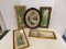 (5) VINTAGE FRAMED DECORATOR PRINTS - MOTHER & CHILD & LANDSCAPES