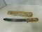 (4) LARGE VINTAGE KITCHEN KNIVES