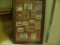 FRAMED FOREIGN STAMP COLLECTION