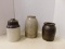 (3) MISC. STONEWARE JARS