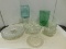 BULK LOT MISC. PLATES, BERRY BOWL SET & JARS