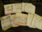 (3) SETS & (3) SINGLE VINTAGE EMBROIDERED PILLOW CASES