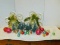 ASSORTED VINTAGE CHRISTMAS BELLS, TREES & ORNAMENTS
