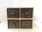 HOME MADE BOX W/ (4) ANTIQUE SEWING MACHINE DRAWERS