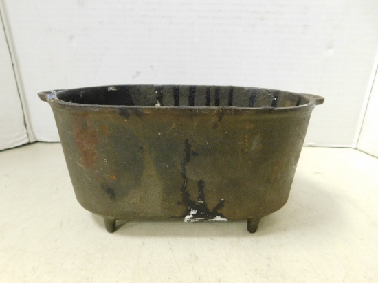 MINI CAST IRON SALSEMAN SAMPLE / TOY ? HOG BOILER