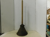 ANTIQUE CLOTHES PLUNGER