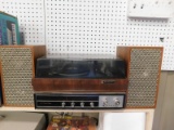 PANASONIC AM/FM STEREO RECEIVER W/ TURN TABLE & SPEAKERS