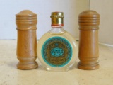 (2) VINTAGE COLOGNE BOTTLES IN WOOD CASES