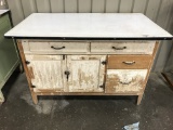 ENAMEL TOP KITCHEN CABINET BASE