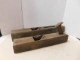 (2) WOODEN WOOD PLANES