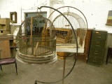 (2) BIRG CAGES W/ STANDS