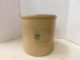 UNMARKED 2 GALLON STONEWARE CROCK