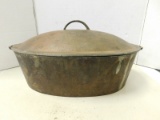 WAGNER WARE #7 CAST IRON ROASTER W/ LID