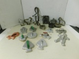 FLAT OF VINTAGE COOKIE CUTTERS