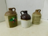 (3) MISC. STONEWARE JUGS