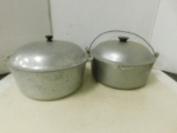 SUPER MAID & UNMARKEDALUMINUM DUTCH OVENS