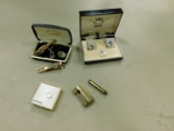 MENS CUFF LINKS, TIE TACKS & BELT BUCKLE