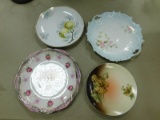 (4) VINTAGE PLATES