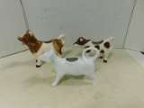 (3) COW CREAMERS