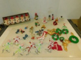 ASSORTED VINTAGE CHRISTMAS ORNAMENTS