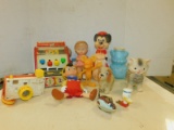 BULK LOT MISC. VINTAGE TOYS & BANKS