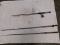(3) FISHING RODS - ONE HAS A SYNERGY REEL