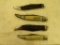 (4) SINGLE BLADE FOLDINH FISH-KNIVES