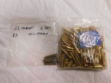 22 HORNET BULLETS 5 ROUNDS MILITARY