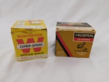 VINTAGE WINCHESTER & FEDERAL .410GA SHELL BOXES W/ 40RDS AMMO