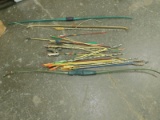 (3) OLD RECURVE BOWS W/ A BOX OF BOLTS