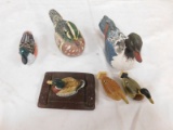 (6) DUCK FIGURINES