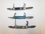 (3) CAMP / SCOUT KNIVES