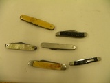 (6) MISC. TWO BLADE KNIVES