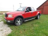 2004 FORD F150 FX4 4X4 EXTENDED CAB PICKUP W/ STEP SIDE BED