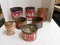 FLAT OF VINTAGE KITCHEN PRODUCT CANS