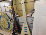 (2) WOODEN ELECTRIC GUITAR SIGNS